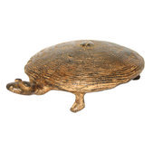 Art Dogon Bronze Animal Tortue Sculpture Africain Mali Dcoration ethnique Afrique Ronde 13 cm b