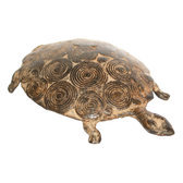 Art Dogon Bronze Animal Tortue Sculpture Africain Mali Dcoration ethnique Afrique Bombe 9 cm b