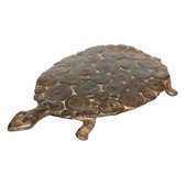 Art Dogon Bronze Animal Tortue Sculpture Africain Mali Dcoration ethnique Afrique Plate 15 cm b