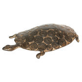 Art Dogon Bronze Animal Tortue Sculpture Africain Mali Dcoration ethnique Afrique Bombe 20 cm b