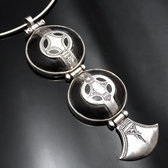 Bijoux Touareg Ethniques Collier en Argent Ebne 03 - KARUNI