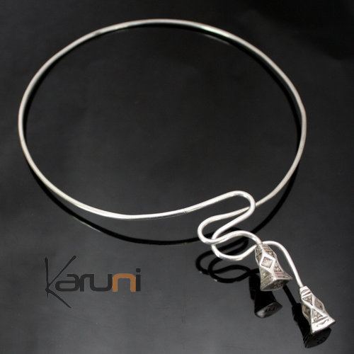 Collier Tour de Cou en Argent Serpent 01 Tesibit