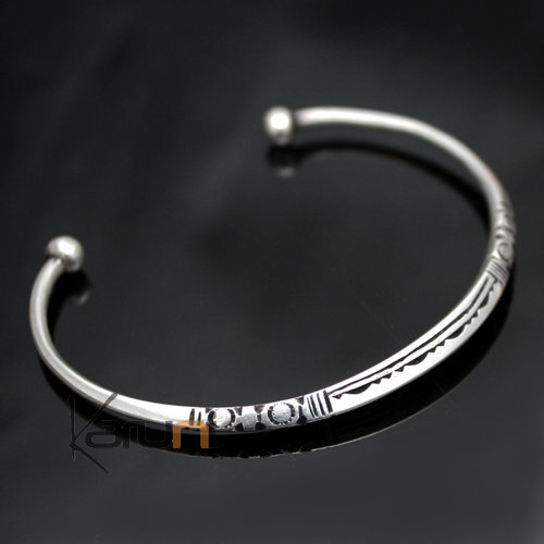 Bracelet en Argent Angle Homme/Femme 06 Gravé