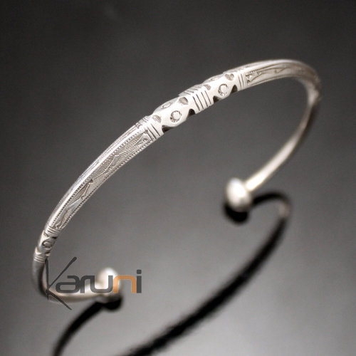 Bracelet en Argent Angle Homme/Femme 07 Gravé