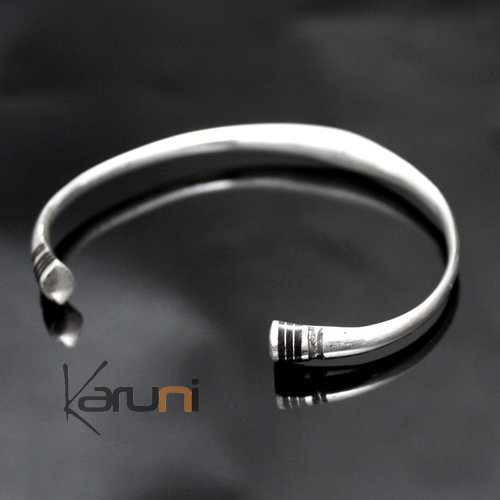 Bijoux Touareg Ethniques Bracelet en Argent homme/femme/enfant TAYRI 04 - KARUNI b