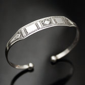 Bijoux Touareg ethniques Bracelet Gourmette en argent homme/femme 06