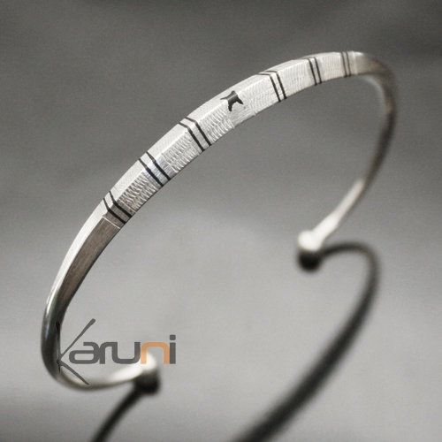 Bracelet en Argent 750 de Mauritanie Homme/Femme 13