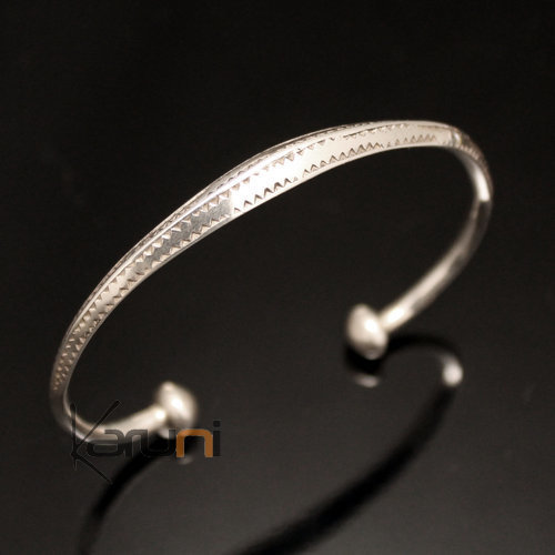 Bracelet en Argent Angle Homme/Femme 01 Gravé