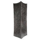 Vase Design rectangle haut 70 cm Lampe luminaire mtal recycl Madagascar 5