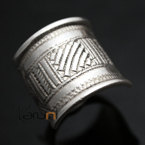 Bague Chevalière en Argent Gravée homme/femme 13