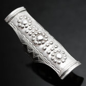 Bijoux ethniques Touareg Bague Chevalire en argent Homme femme 5 cm Soleils 04