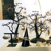 Arbre à bijoux porte-bijoux design Arbre 30-35 cm Branches Larges métal recyclé baobab Madagascar b