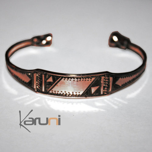 Bijoux Touareg ethniques Bracelet Gourmette en Bronze homme/femme 08