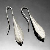 Bijoux Ethniques Africains Boucles d'Oreilles Peul Fulani Mali 29P Plaqu Argent Goutte
