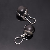 Bijoux Touareg Ethniques Boucles d'Oreilles en Argent Boules Pommes Ebne Inspiration Karuni