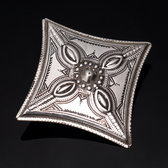 Broche touareg en argent