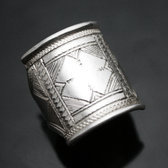 Bijoux Touareg Ethniques Bague Chevalire en Argent Grave homme/femme 26