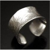 Bijoux Touareg Ethniques Bague Anneau Argent homme/femme 07 Large Martele Rglable Inspiration Karuni