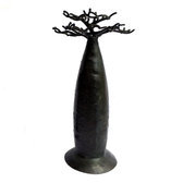 Arbre  bijoux porte-bijoux bomb Baobab design 18-20 cm mtal recycl Madagascar
