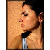 Bijoux Touareg Ethniques Boucles d'Oreilles en Argent et Ebne Massues 14 Fines Carres Lisses d