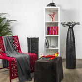 Arbre  bijoux porte-bijoux design Baobab 120 cm mtal recycl Madagascar b