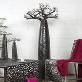 Arbre  bijoux porte-bijoux design Baobab 150 cm mtal recycl Madagascar b