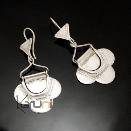 Boucles d'oreilles en Argent 38 Fleurs