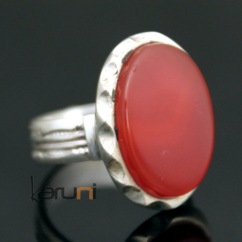 bague argent agate