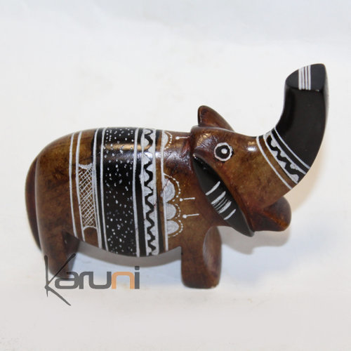Sculpture Steatite Pierre  Savon Animal Touareg Niger Pierre de l'Ar Dcoration Elephant 07
