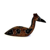 Sculpture Steatite Pierre  Savon Animal Touareg Niger Pierre de l'Ar Dcoration Canard 02