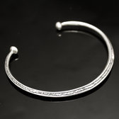 Bijoux Touareg Ethniques Bracelet en Argent Angle Enfant/Bb 01 Grav
