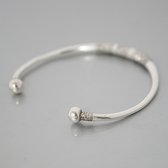 Bijoux Touareg Ethniques Bracelet en argent Rond Enfant/Bb 01 Grav b