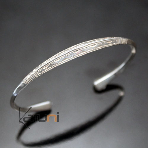 Bracelet en Argent Angle Homme/Femme 08 Gravé