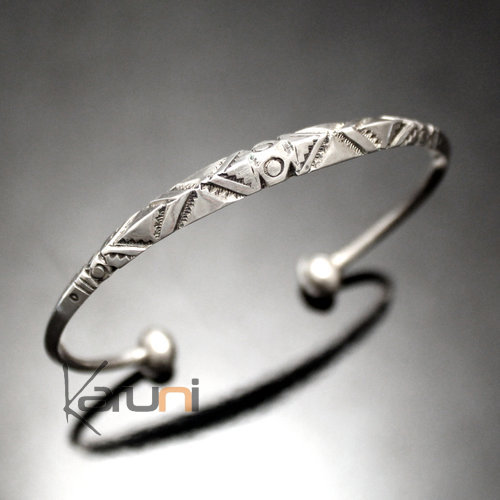 Bracelet en Argent Angle Homme/Femme 09 Gravé