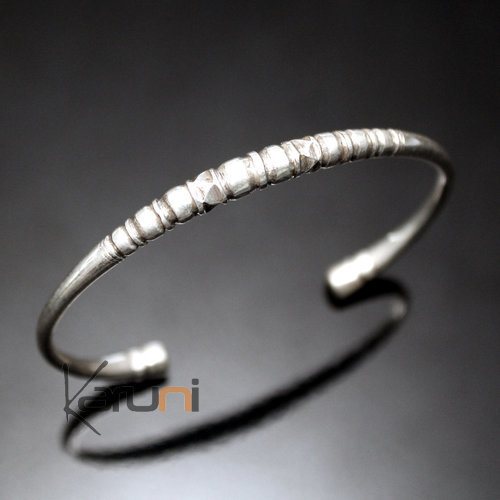 Bijoux Touareg Ethniques Bracelet en argent Rond Homme/Femme 03 Perl