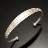 Bracelet en argent large Grav Homme/Femme 28