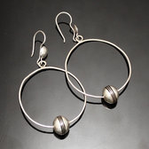 Bijoux ethniques Touareg Boucles d'Oreilles Croles En Argent 36 Fines Perle Ebne