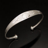 Bracelet en argent large Grav Homme/Femme 33