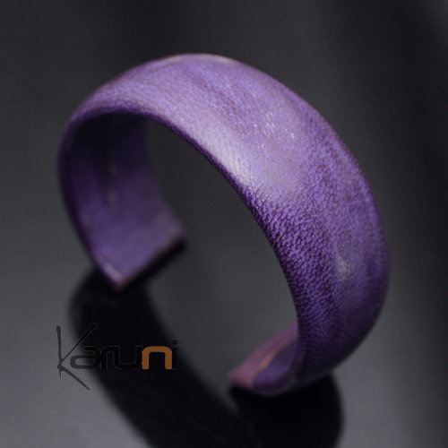 Bracelet en Cuir Large 11 Violet