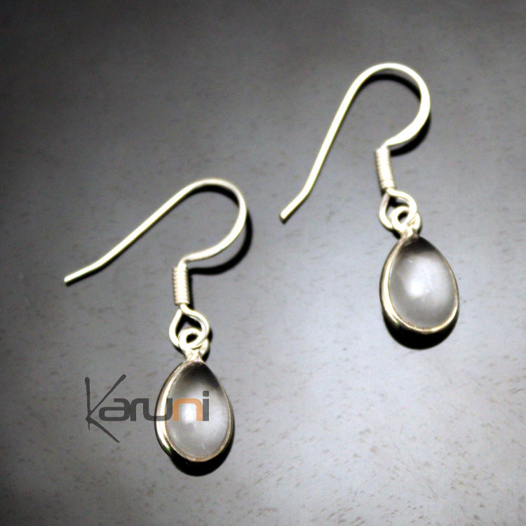 Boucles D'oreilles Pendantes En Argent Sterling 925 Avec Péridot Naturel – Fait Main, Inde, Neuf Sans Emballage