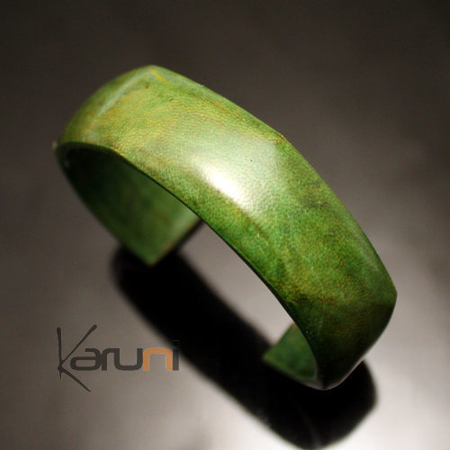 Bracelet en Cuir Large 09 Vert