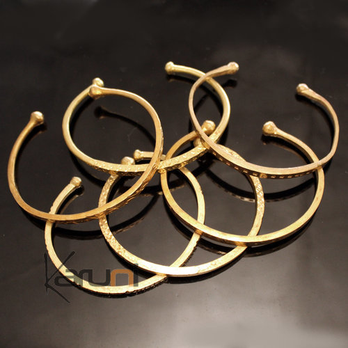 Lot de 3 Bracelet Jonc Peul Réglable Homme-Femme Mali 26 Bronze Carré Gravé Lot de 3 Bracelet Jonc Peul Réglable Homme-Femme Mali 26 Bronze Carré Gravé