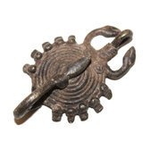 Art Dogon Africain Bronze Pendentif Amulette Sculpture Mali Décoration ethnique Afrique 04 Scorpion