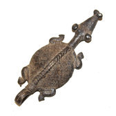 Art Dogon Africain Bronze Pendentif Amulette Sculpture Mali Dcoration ethnique Afrique 12 Crocodile