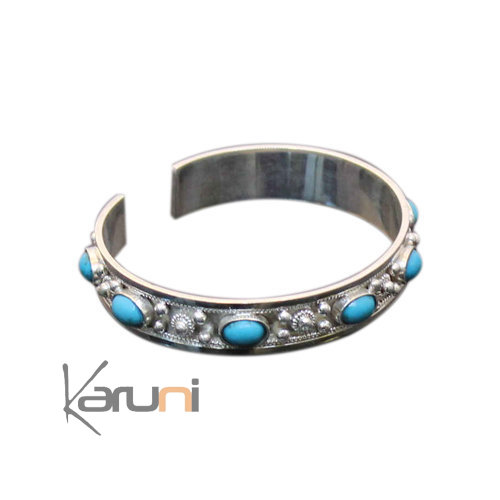 Bracelet Exception Argent Turquoise 01 /2
