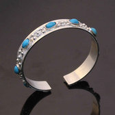 Bracelet Exception Argent Turquoise 01 /3