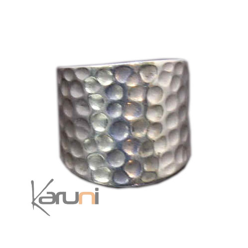 Bague Exception Martele Large - KARUNI 1