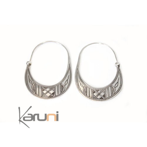 Boucles exceptionnelles argent 960