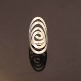 Bague argent spirale