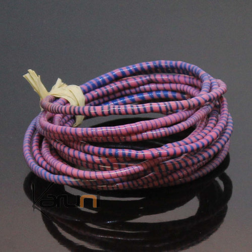 Bracelets JOKKO en Plastique Recyclé Rose Bleu (x12)